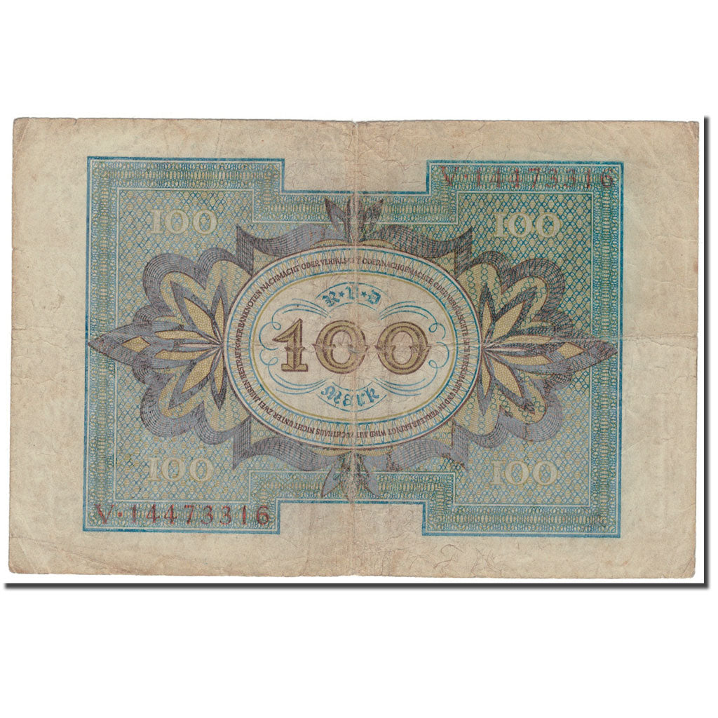 Banknot, Niemcy, 100 Mark, 1920-11-01, KM:69b, F(12-15)