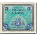 Francia, 5 Francs, 1944 Flag/France, 1944, BB, Fayette:17.1, KM:115a