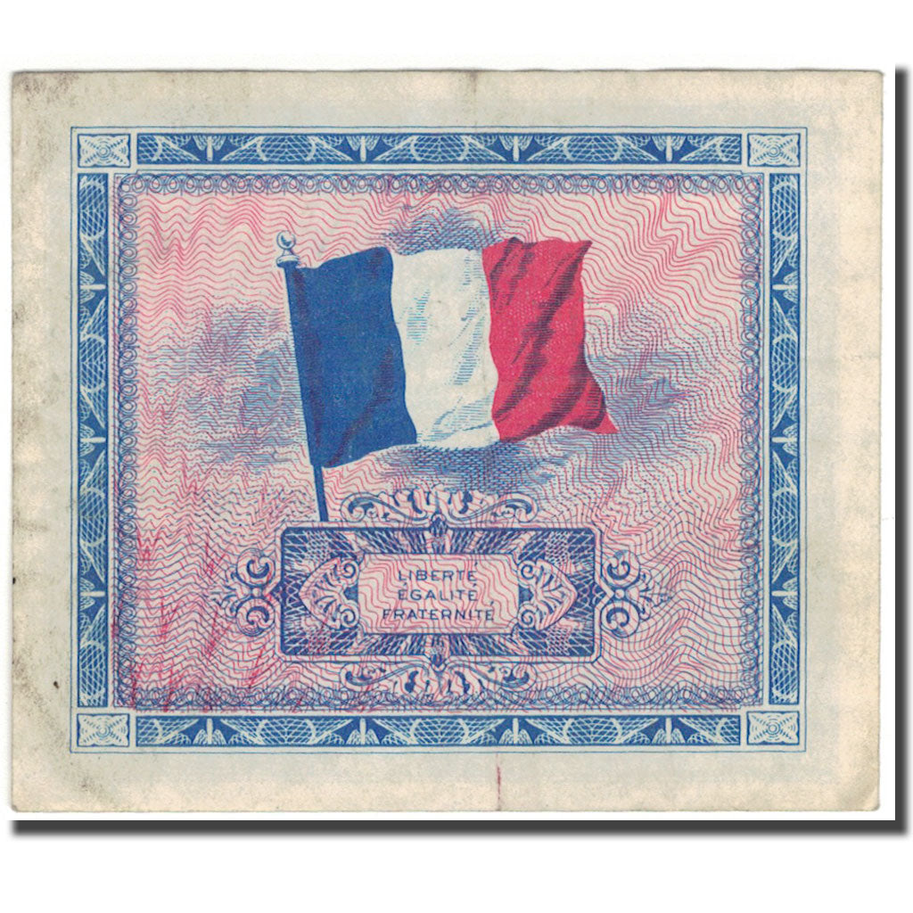 Francia, 5 Francs, 1944 Flag/France, 1944, BB, Fayette:17.1, KM:115a