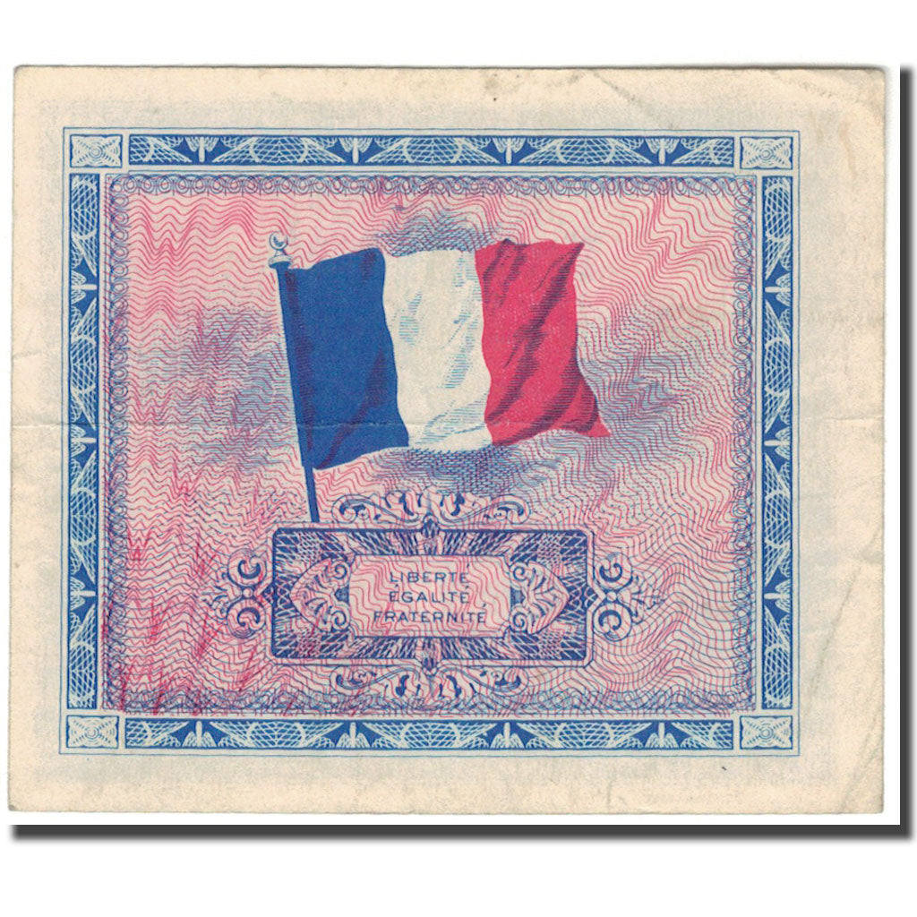 Francia, 5 Francs, 1944 Flag/France, 1944, BB, Fayette:17.1, KM:115a