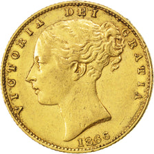 Great Britain, Souverain, 1866, KM #736.2, EF(40-45), Gold, 7.97