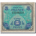 France, 5 Francs, 1944 Flag/France, 1944, VF(20-25), Fayette:17.1, KM:115a