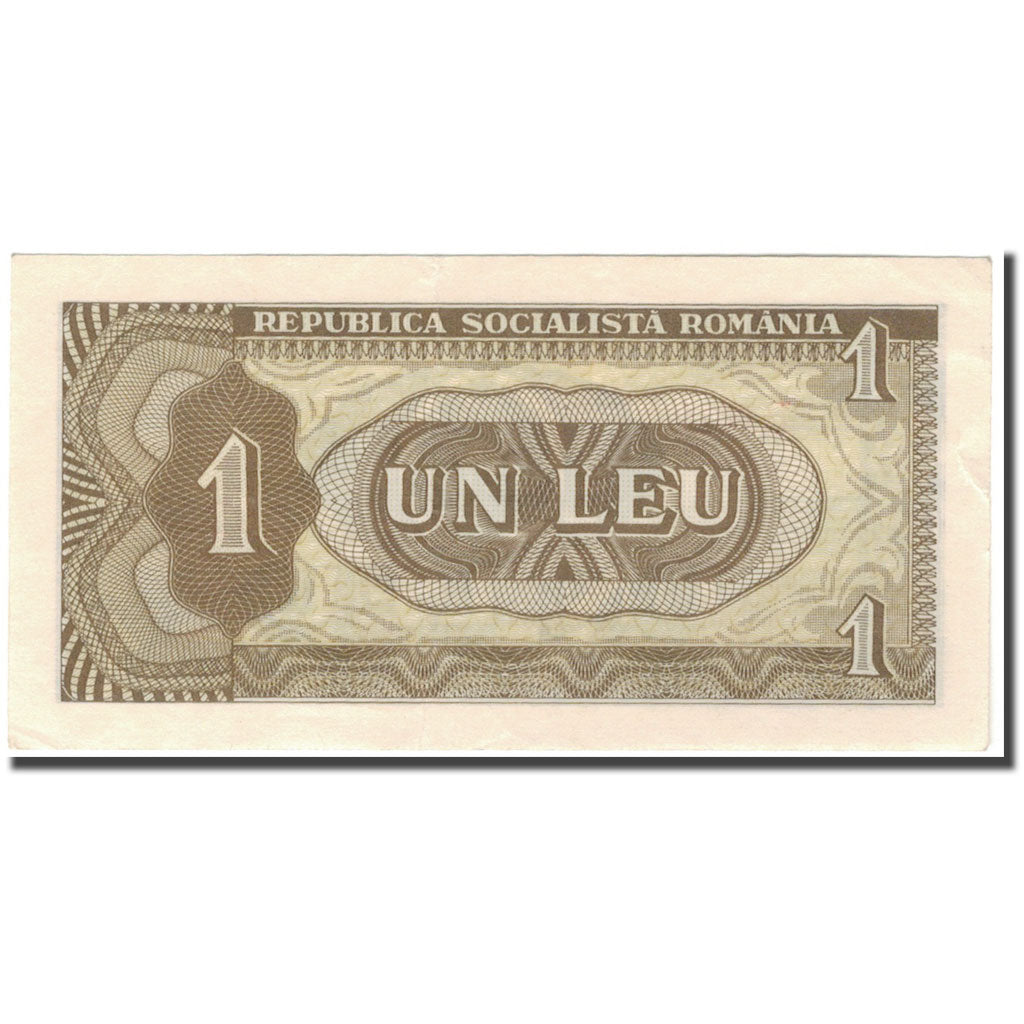 Banknote, Romania, 1 Leu, 1966, KM:91a, AU(55-58)