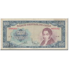Banknote, Chile, 100 Escudos, 1964, KM:141a, VF(20-25)