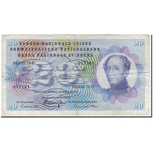 Banknote, Switzerland, 20 Franken, 1971-02-10, KM:46s, VF(20-25)