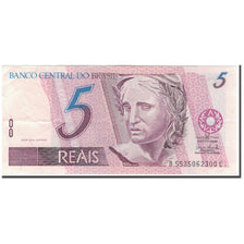 Banknote, Brazil, 5 Reais, 1997, KM:244Ag, AU(55-58)