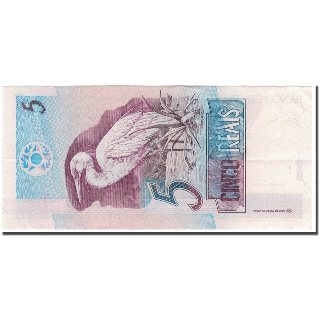 Banknote, Brazil, 5 Reais, 1997, KM:244Ag, AU(55-58)