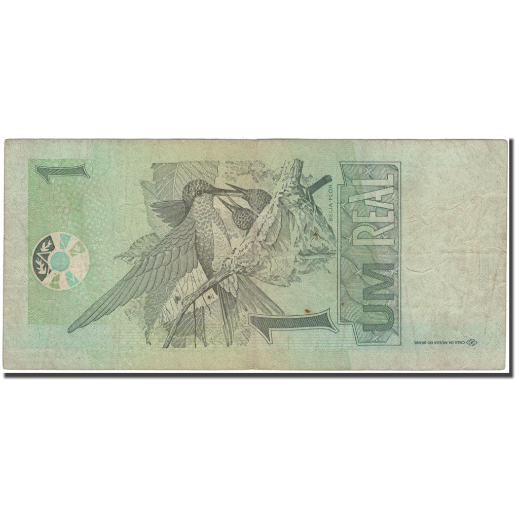 Banknote, Brazil, 1 Réal, 1997, KM:243Ag, F(12-15)