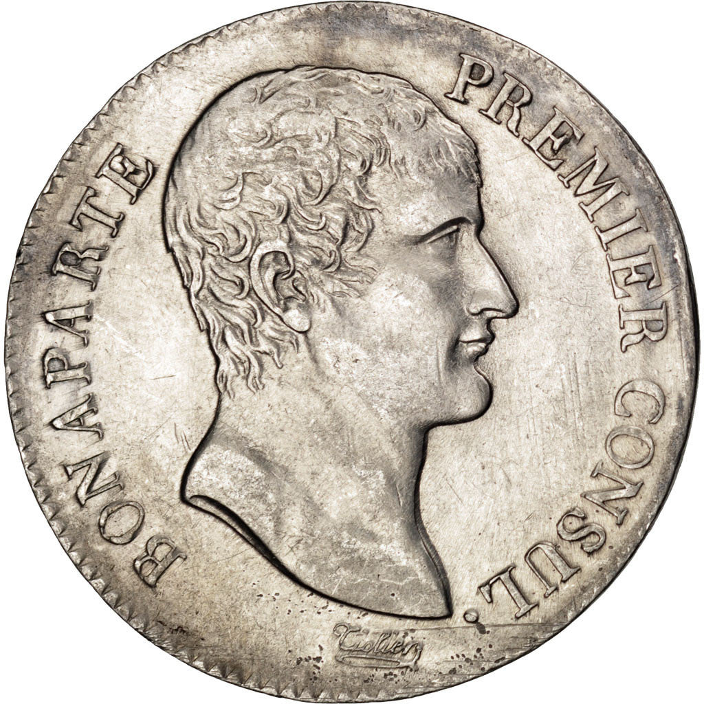 FRANCE, Napoléon I, 5 Francs, 1804, Paris, KM #659.1, AU(50-53), Silver, Gadoury