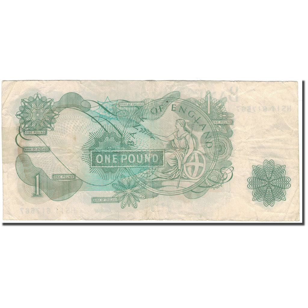 Banknote, Great Britain, 1 Pound, 1970, KM:374g, VF(20-25)