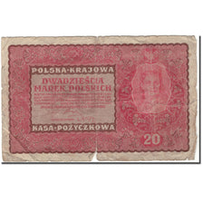 Banknote, Poland, 20 Marek, 1919-08-23, KM:26, VG(8-10)