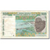 Banknote, West African States, 500 Francs, 1991, KM:710Ka, VF(30-35)