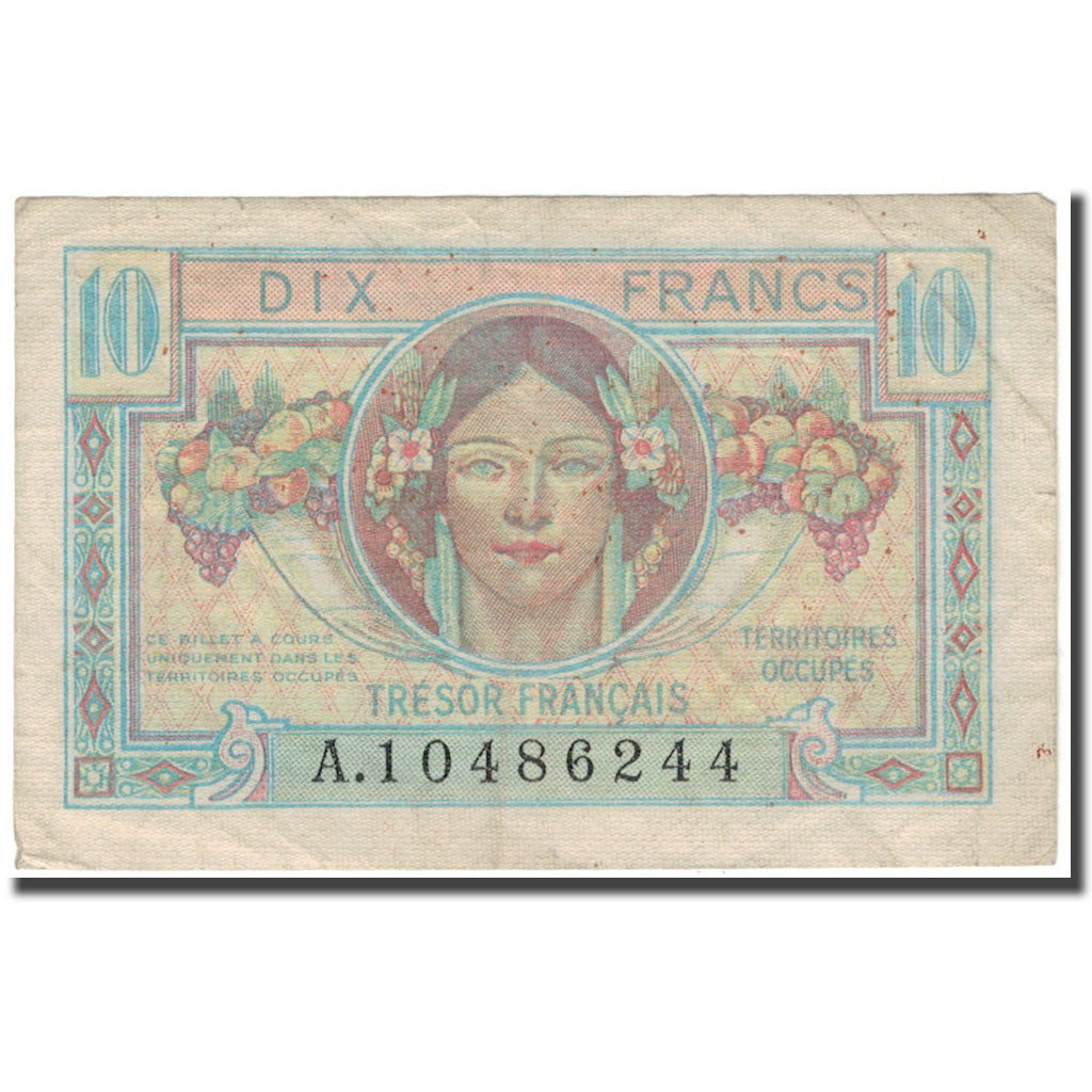 France, 10 Francs, 1947, VF(30-35), Fayette:30.1, KM:M7a