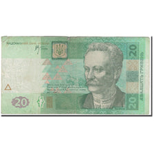 Banknote, Ukraine, 20 Hryven, 2005, KM:120b, F(12-15)