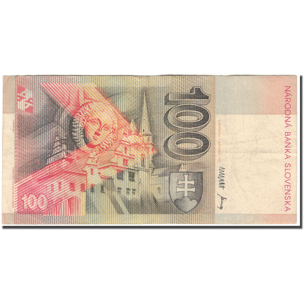 Banknote, Slovakia, 100 Korun, 1993-09-01, KM:22a, EF(40-45)