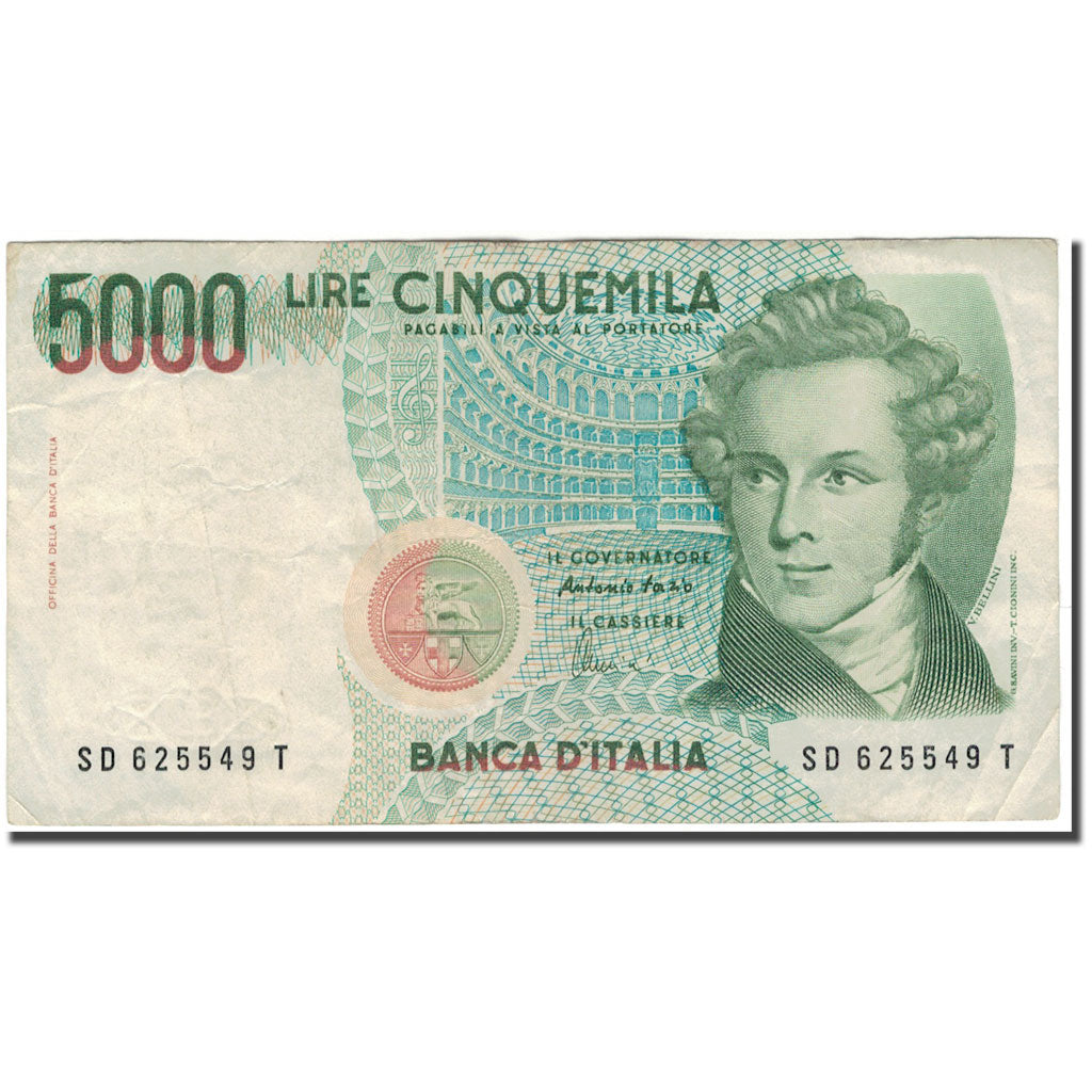 Banknote, Italy, 5000 Lire, 1985-01-04, KM:111c, VF(20-25)