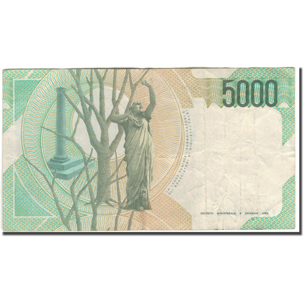 Banknote, Italy, 5000 Lire, 1985-01-04, KM:111c, VF(20-25)