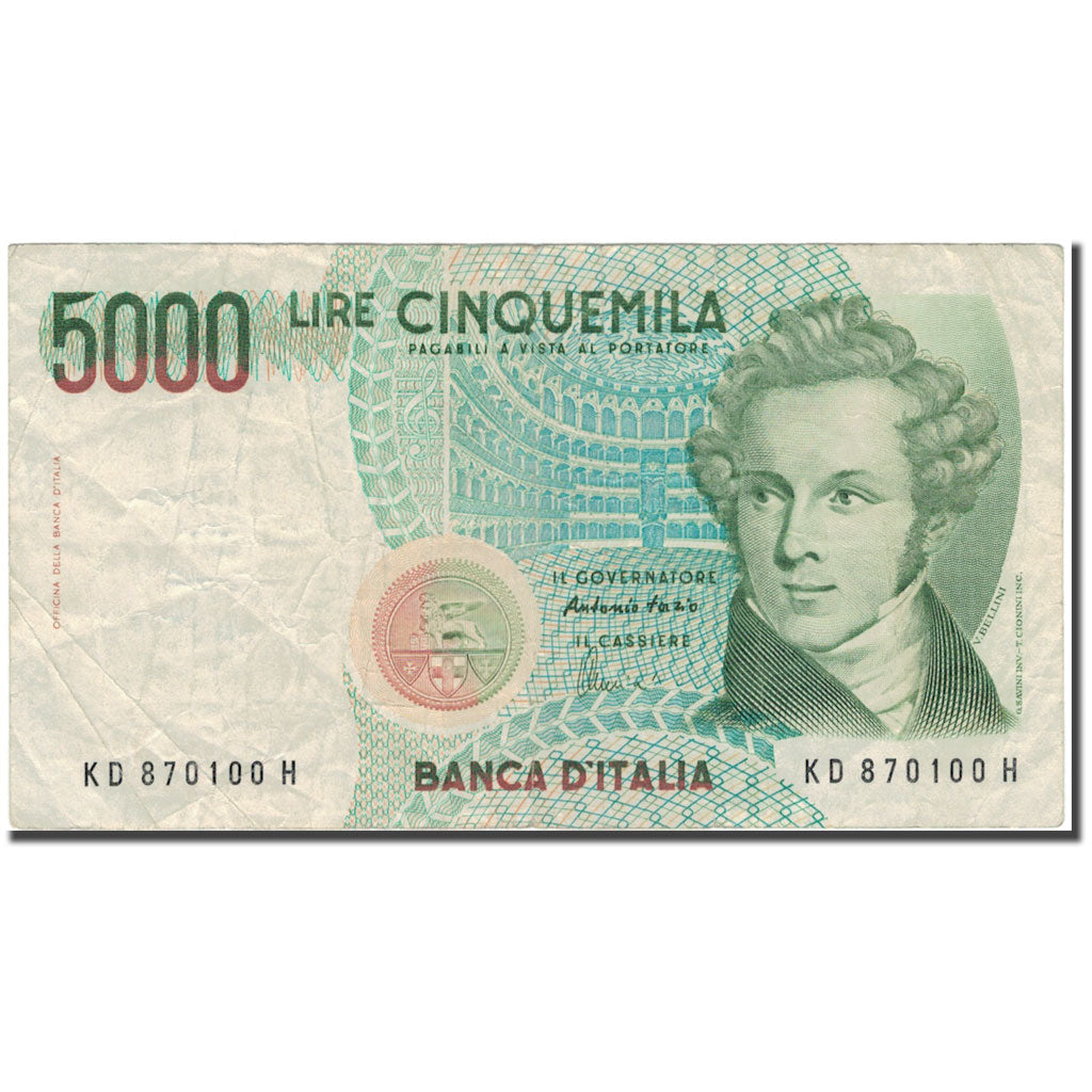 Banknote, Italy, 5000 Lire, 1985-01-04, KM:111c, VF(20-25)