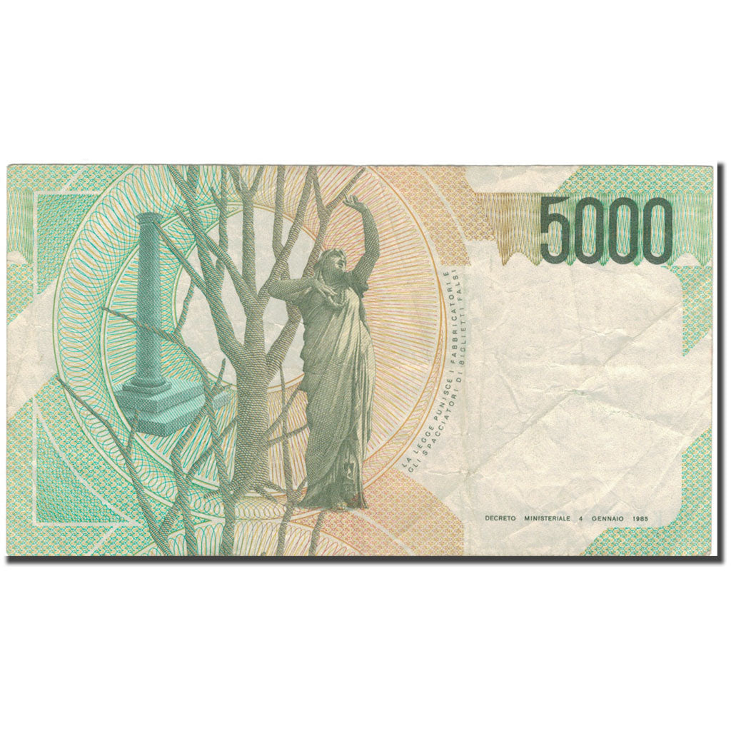 Banknote, Italy, 5000 Lire, 1985-01-04, KM:111c, VF(20-25)