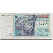 Banknote, Tunisia, 10 Dinars, 1994-11-07, KM:87, VF(30-35)