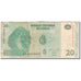 Banknote, Congo Democratic Republic, 20 Francs, 2003-06-30, KM:94a, F(12-15)