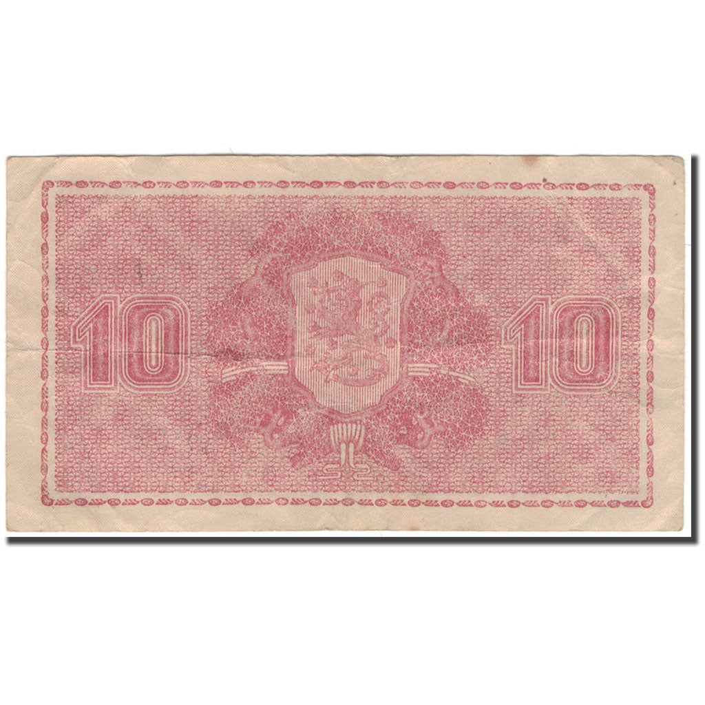 Banknote, Finland, 10 Markkaa, 1945, KM:77a, EF(40-45)