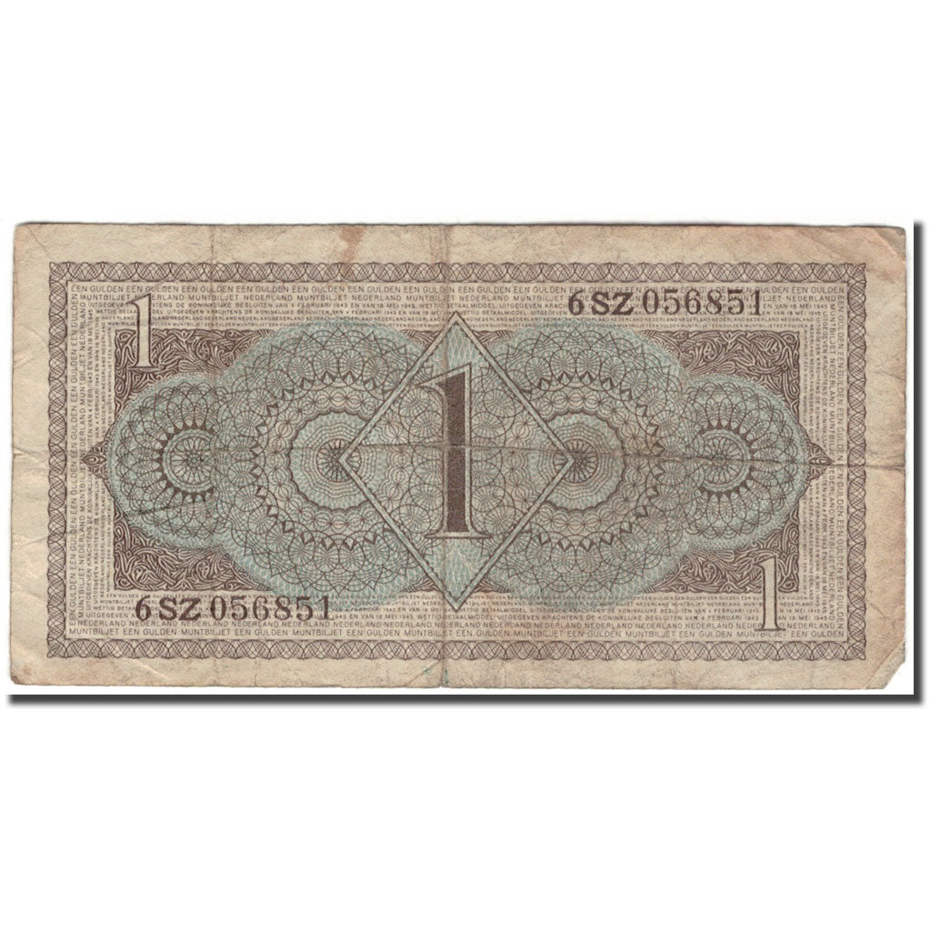 Banknote, Netherlands, 1 Gulden, 1949-08-08, KM:72, F(12-15)