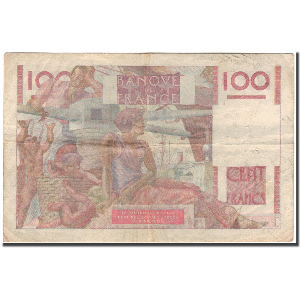 France, 100 Francs, 100 F 1945-1954 ''Jeune Paysan'', 1946-05-31, VF(20-25)