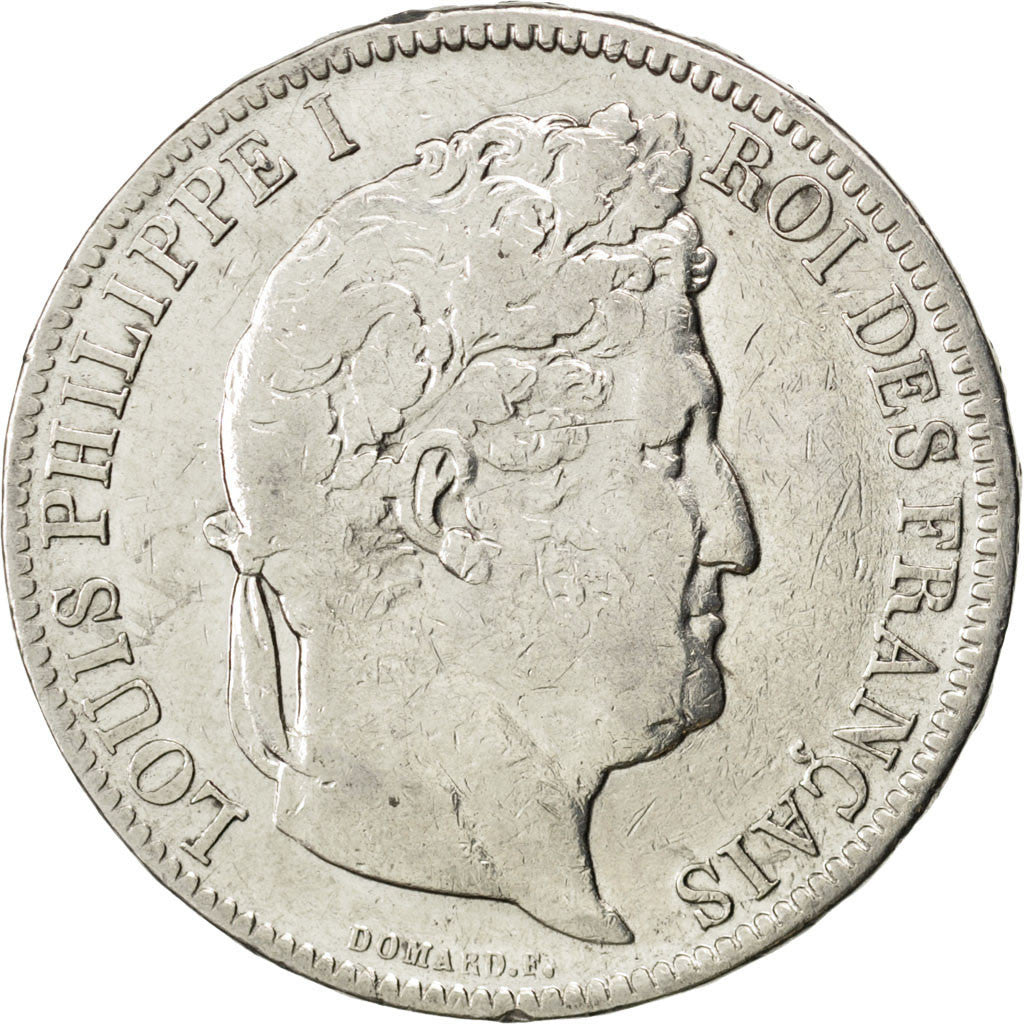 Coin, France, Louis-Philippe, 5 Francs, 1831, Limoges, VF(20-25), Silver