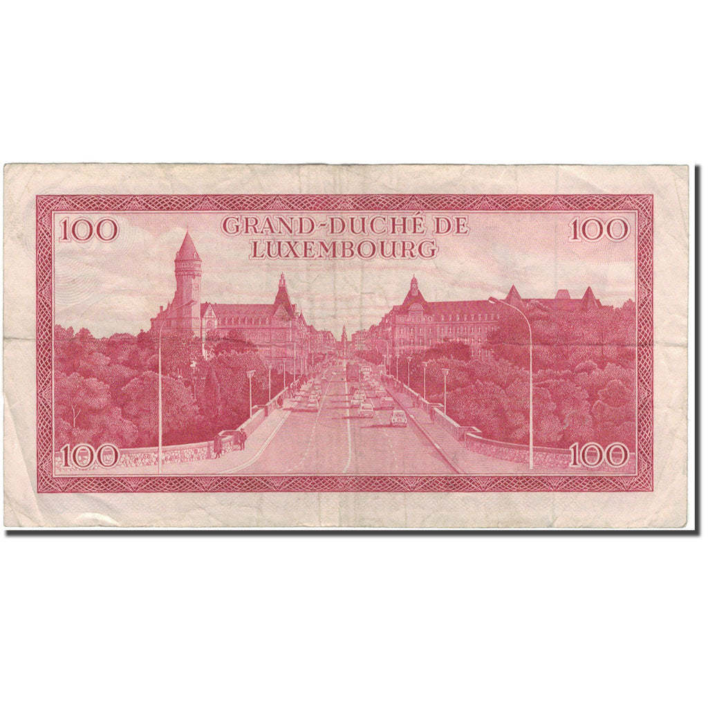 Banknote, Luxembourg, 100 Francs, 1970-07-15, KM:56a, VF(30-35)