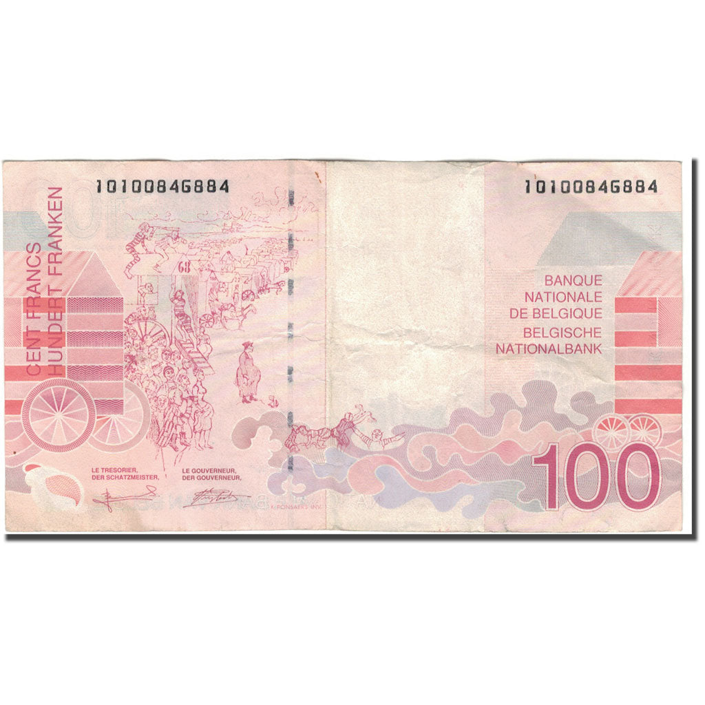 Banknote, Belgium, 100 Francs, 1995, KM:147, VF(30-35)