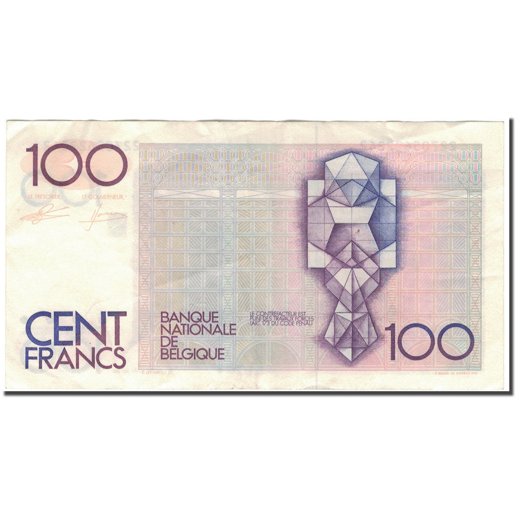Banknote, Belgium, 100 Francs, 1982, KM:142a, EF(40-45)