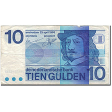 Banknote, Netherlands, 10 Gulden, 1968-04-25, KM:91b, VF(20-25)