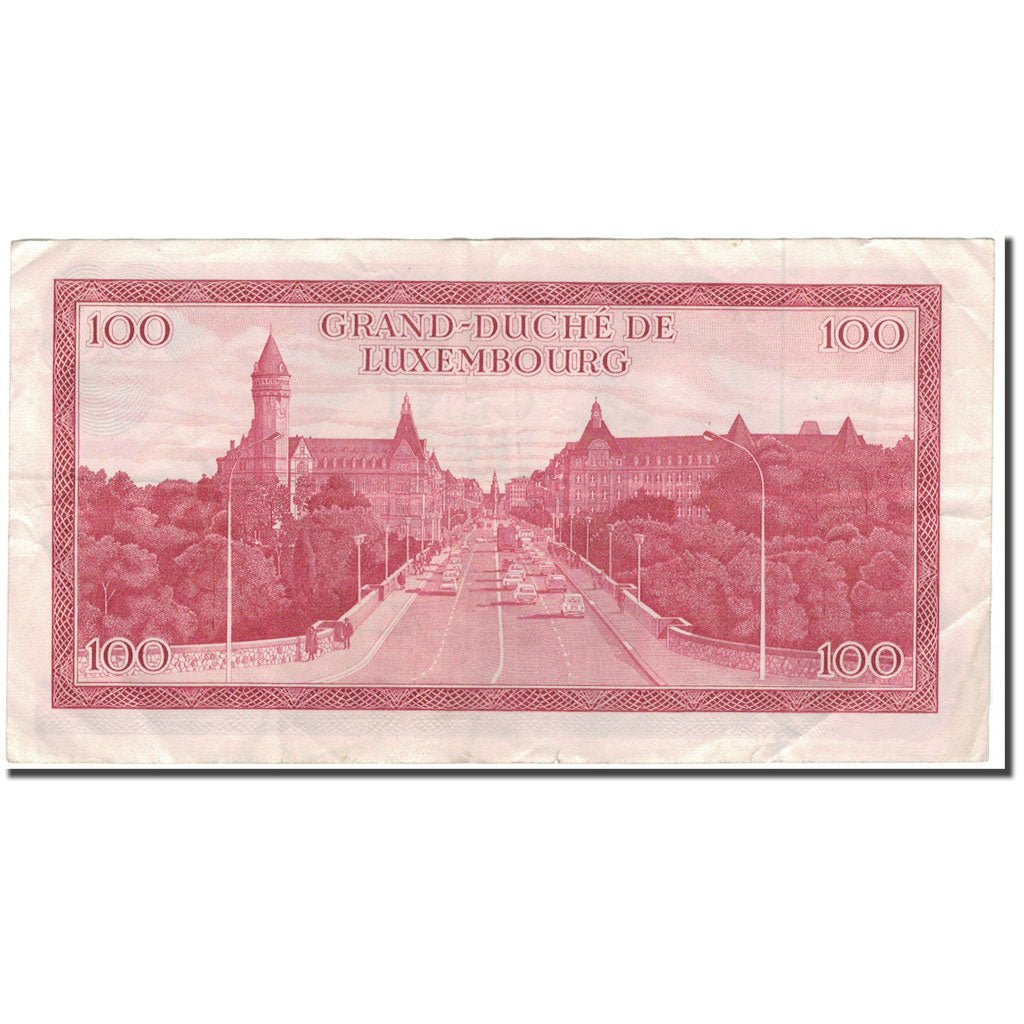 Banknote, Luxembourg, 100 Francs, 1970-07-15, KM:56a, EF(40-45)