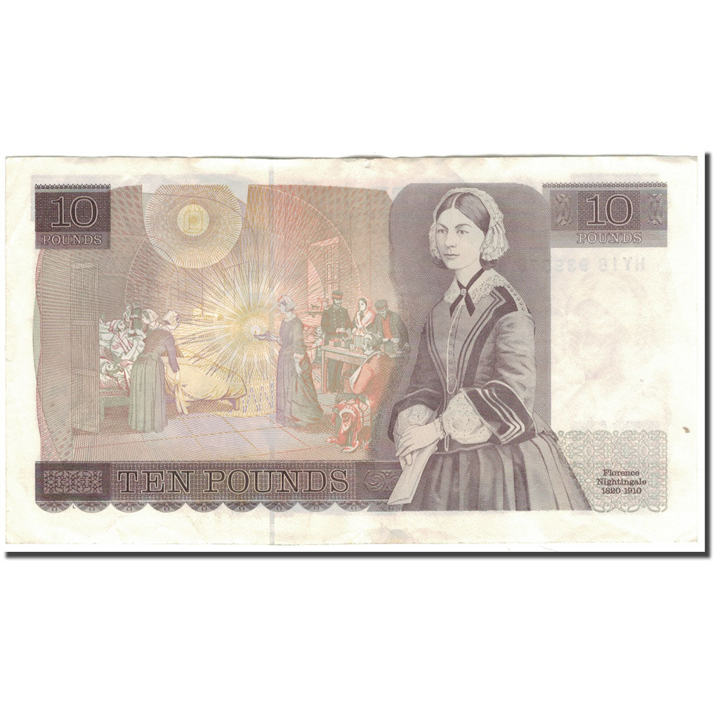 Banknot, Wielka Brytania, 10 Pounds, 1988-1991, KM:379e, AU(50-53)