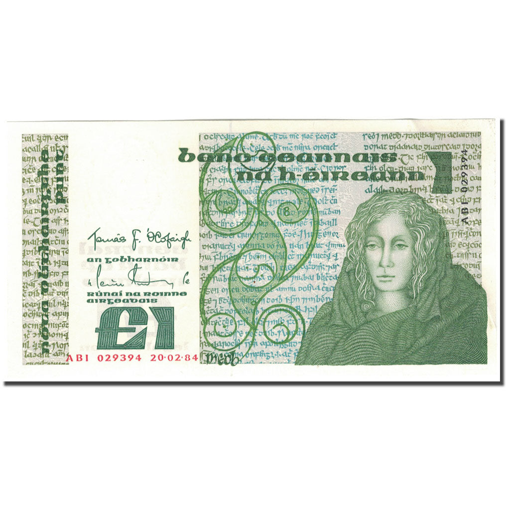 Banknote, Ireland - Republic, 1 Pound, 1984-02-20, KM:70c, UNC(63)
