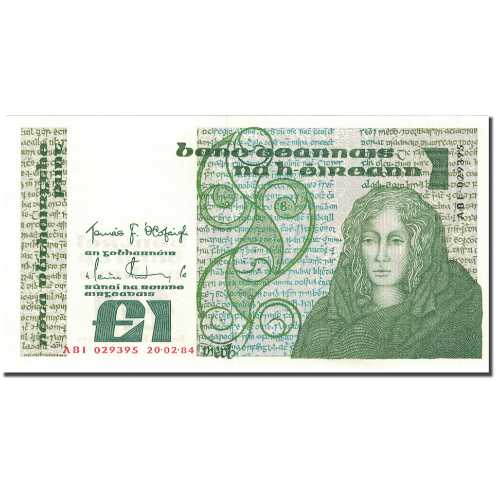 Banknote, Ireland - Republic, 1 Pound, 1984-02-20, KM:70c, UNC(65-70)