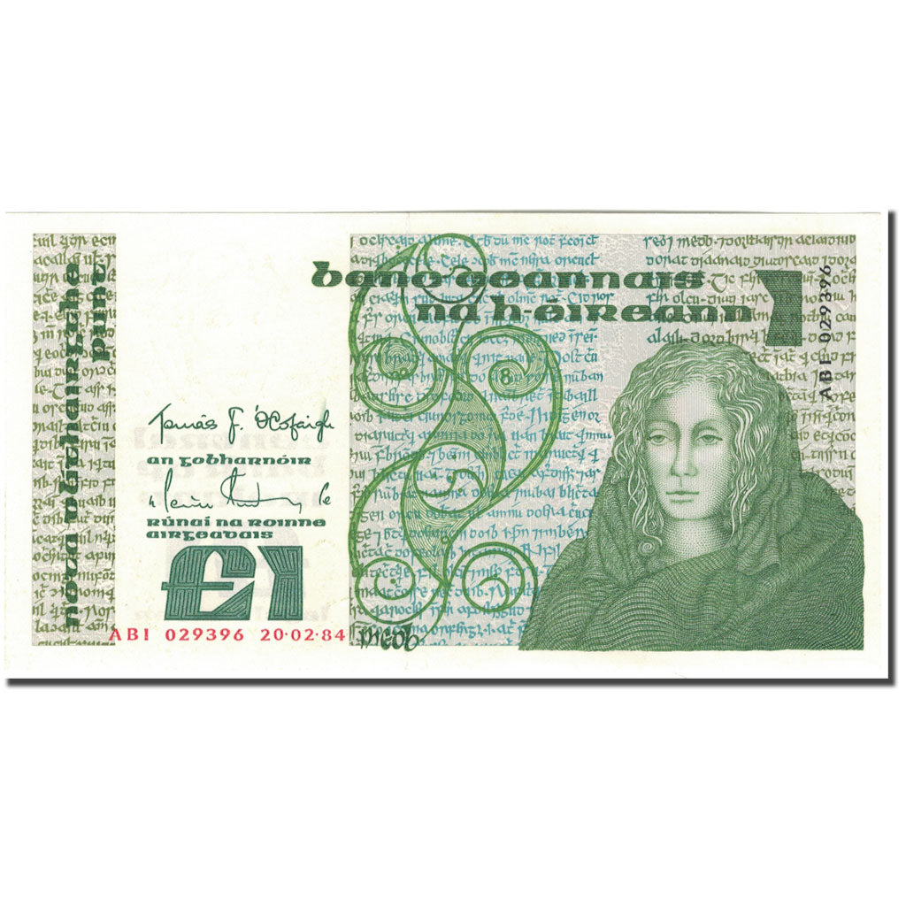 Banknote, Ireland - Republic, 1 Pound, 1984-02-20, KM:70c, UNC(65-70)