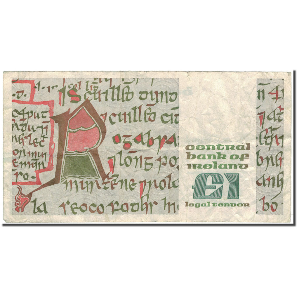 Banknote, Ireland - Republic, 1 Pound, 1984-02-20, KM:70c, VG(8-10)