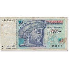 Banknote, Tunisia, 10 Dinars, 1994-11-07, KM:87, VG(8-10)