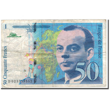 France, 50 Francs, 50 F 1992-1999 ''St Exupéry'', 1994, VG(8-10)