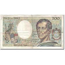 Francia, 200 Francs, 200 F 1981-1994 ''Montesquieu'', 1988, RC+, Fayette:70.8