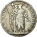 Münze, Italien Staaten, PIEDMONT REPUBLIC, 5 Francs, 1801, S, Silber, KM:4