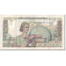 France, 10,000 Francs, 10 000 F 1945-1956 ''Génie Français'', 1952-05-02