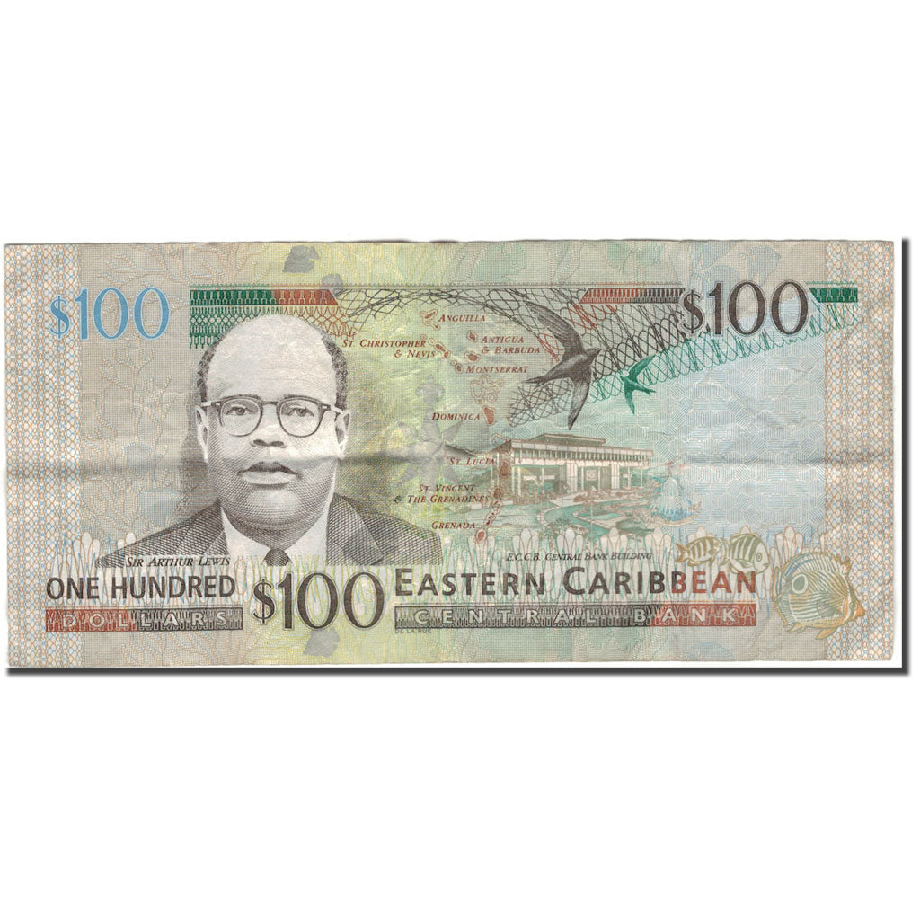 Banknote, East Caribbean States, 100 Dollars, 2003, KM:46l, VF(30-35)