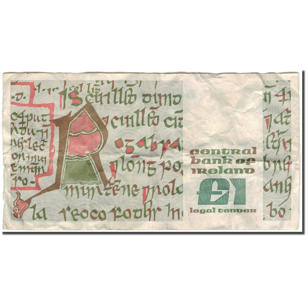 Banknote, Ireland - Republic, 1 Pound, 1986-04-28, KM:70c, F(12-15)