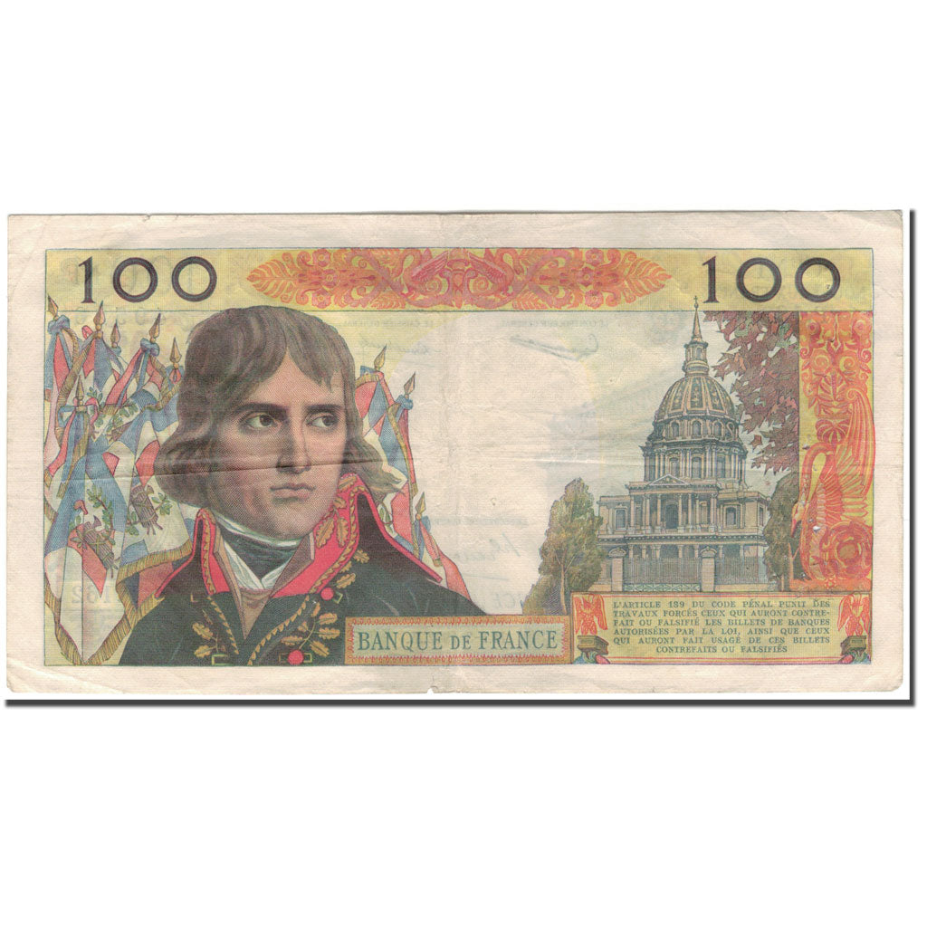 France, 100 Nouveaux Francs, 100 NF 1959-1964 ''Bonaparte'', 1962-03-01, TB+