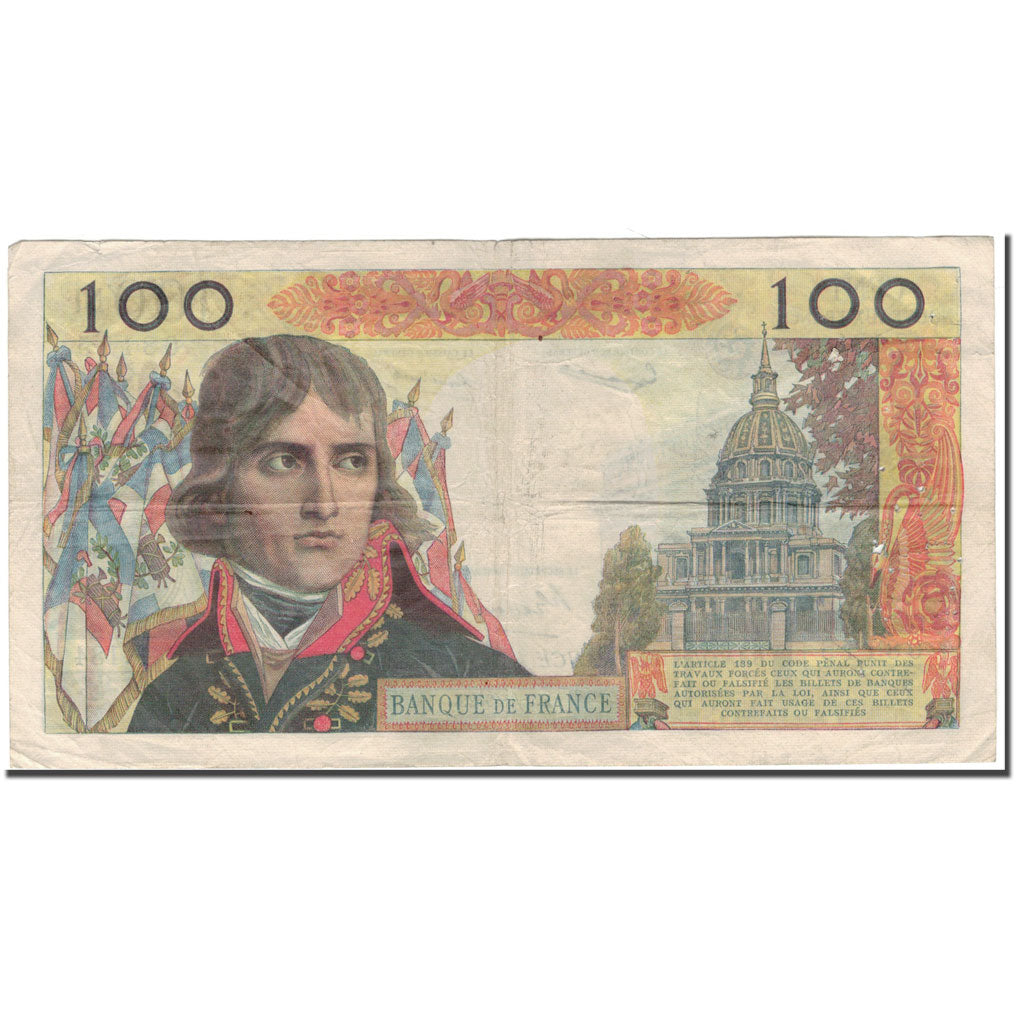 Francia, 100 Nouveaux Francs, 100 NF 1959-1964 ''Bonaparte'', 1962-06-07, MB