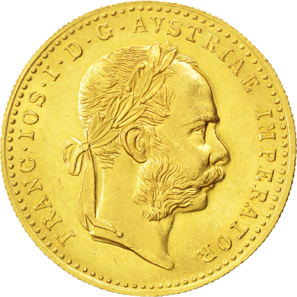 Austria, Ducat, 1915, KM #2267, MS(60-62), Gold, 3.50