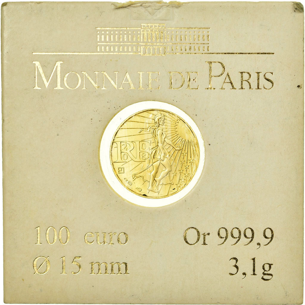 Vème République, 100 euros or 2008, KM 1536